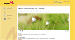 Desktop Screenshot of fasermix.de